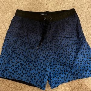Black and blue Hollister swim suit
